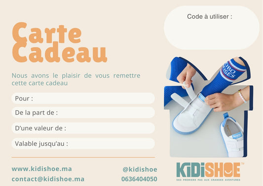 Carte Cadeau Kidishoe